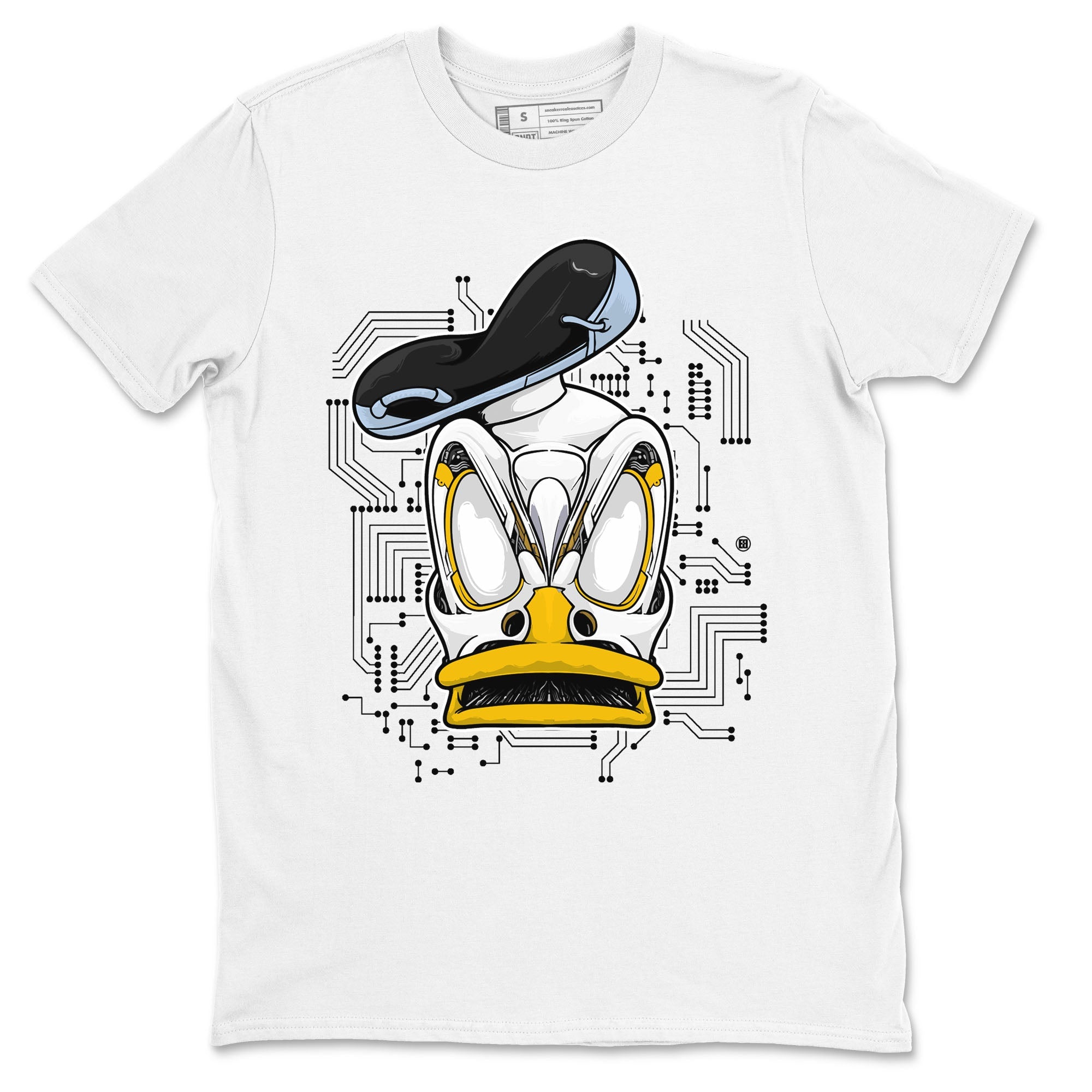 AJ6 Yellow Ochre shirt to match jordans Cyber Duck sneaker tees Air Jordan 6 Yellow Ochre SNRT Sneaker Release Tees unisex cotton White 2 crew neck shirt