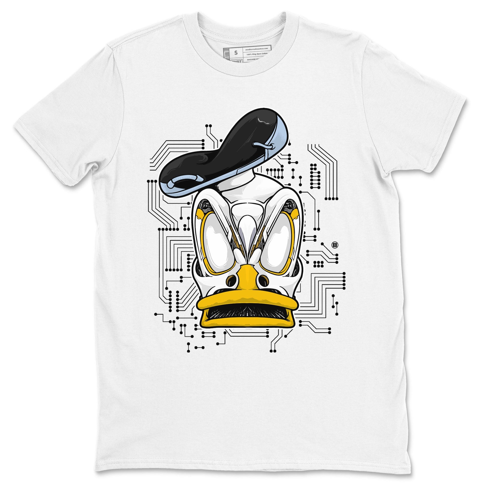 AJ6 Yellow Ochre shirt to match jordans Cyber Duck sneaker tees Air Jordan 6 Yellow Ochre SNRT Sneaker Release Tees unisex cotton White 2 crew neck shirt