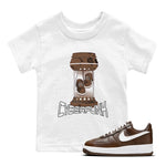 Air Force Low Chocolate shirt to match jordans Cyberpunk sneaker tees chocolate Nike Air Force Low Chocolate SNRT Sneaker Release Tees Baby Toddler White 1 T-Shirt