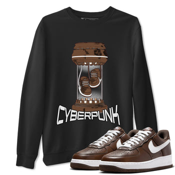 Air Force Low Chocolate shirt to match jordans Cyberpunk sneaker tees chocolate Nike Air Force Low Chocolate SNRT Sneaker Release Tees Unisex Black 1 T-Shirt