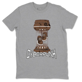 Air Force Low Chocolate shirt to match jordans Cyberpunk sneaker tees chocolate Nike Air Force Low Chocolate SNRT Sneaker Release Tees Unisex Heather Grey 2 T-Shirt