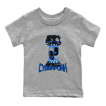 1sRoyal Reimagined shirt to match jordans Cyberpunk sneaker tees 1sRoyal Reimagined SNRT Sneaker Release Tees Baby Toddler Heather Grey 2 T-Shirt