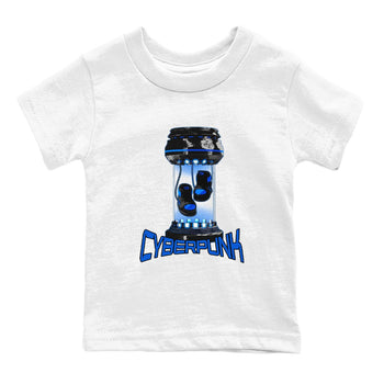 1sRoyal Reimagined shirt to match jordans Cyberpunk sneaker tees 1sRoyal Reimagined SNRT Sneaker Release Tees Baby Toddler White 2 T-Shirt