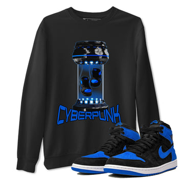 1sRoyal Reimagined shirt to match jordans Cyberpunk sneaker tees 1sRoyal Reimagined SNRT Sneaker Release Tees Unisex Black 1 T-Shirt