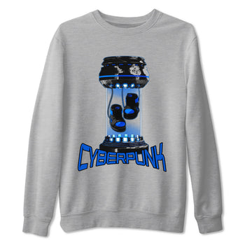 1sRoyal Reimagined shirt to match jordans Cyberpunk sneaker tees 1sRoyal Reimagined SNRT Sneaker Release Tees Unisex Heather Grey 2 T-Shirt