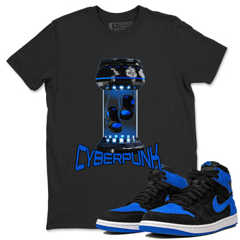 1sRoyal Reimagined shirt to match jordans Cyberpunk sneaker tees 1sRoyal Reimagined SNRT Sneaker Release Tees Unisex Black 1 T-Shirt