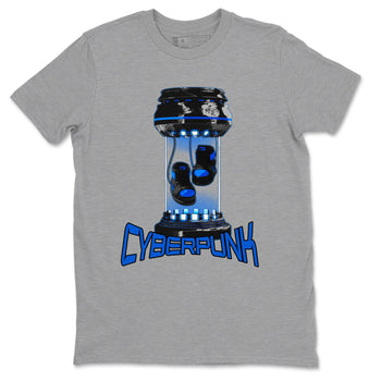 1sRoyal Reimagined shirt to match jordans Cyberpunk sneaker tees 1sRoyal Reimagined SNRT Sneaker Release Tees Unisex Heather Grey 2 T-Shirt