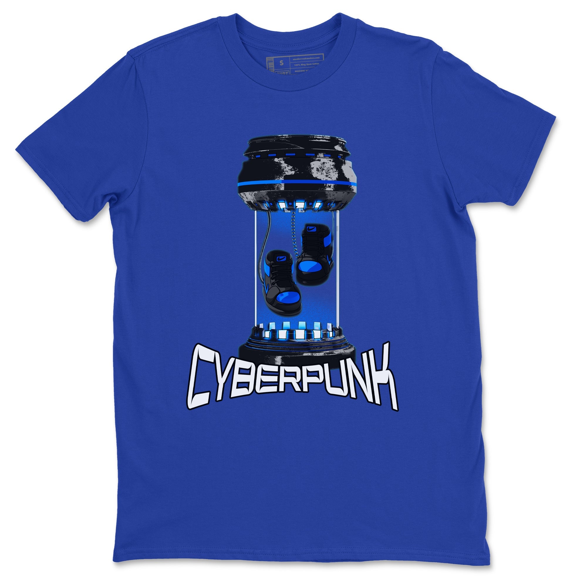 1sRoyal Reimagined shirt to match jordans Cyberpunk sneaker tees 1sRoyal Reimagined SNRT Sneaker Release Tees Unisex Royal Blue 2 T-Shirt