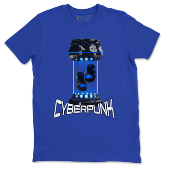 1sRoyal Reimagined shirt to match jordans Cyberpunk sneaker tees 1sRoyal Reimagined SNRT Sneaker Release Tees Unisex Royal Blue 2 T-Shirt