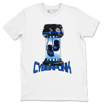 1sRoyal Reimagined shirt to match jordans Cyberpunk sneaker tees 1sRoyal Reimagined SNRT Sneaker Release Tees Unisex White 2 T-Shirt