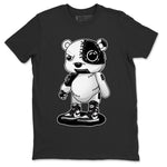 Air Jordan 1 Black White Sneaker Match Tees Cyborg Bear Sneaker Tees Air Jordan 1 Black White Sneaker Release Tees Unisex Shirts