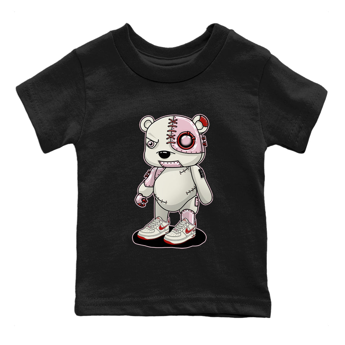 Air Force 1 Valentines Day Sneaker Match Tees Cyborg Bear Sneaker Tees Air Force 1 Valentines Day Sneaker Release Tees Kids Shirts