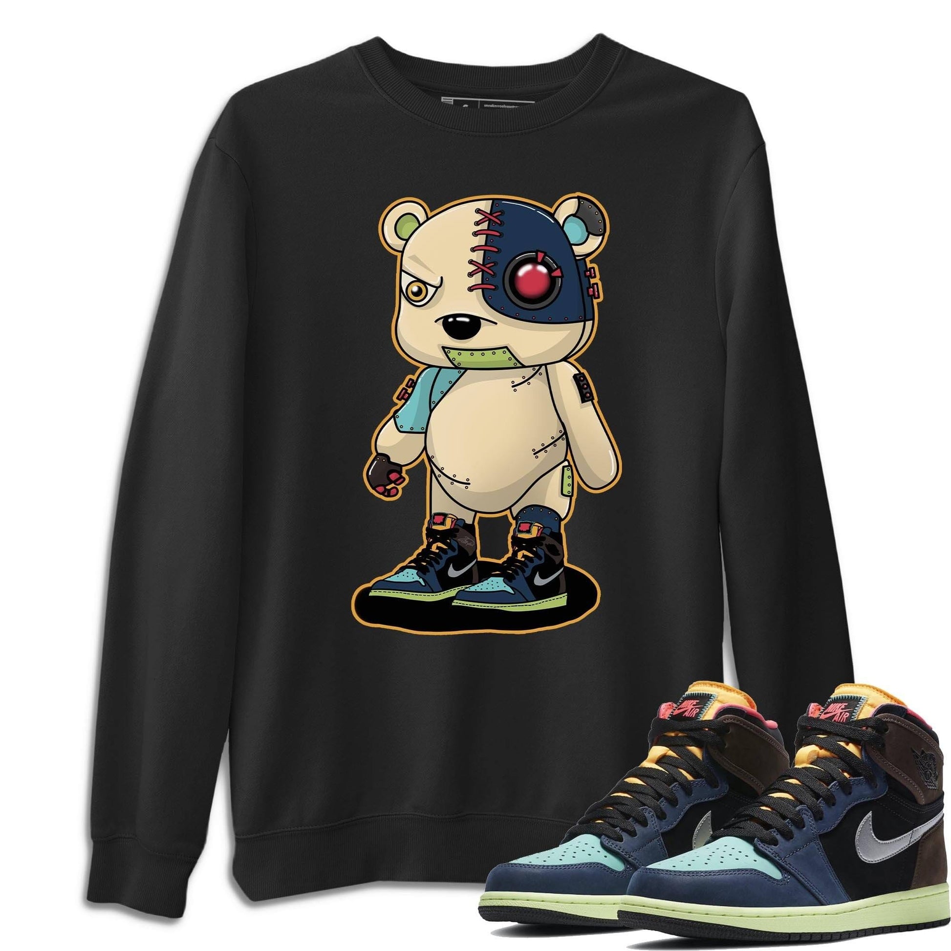 Jordan 1 Bio Hack Sneaker Match Tees Cyborg Bear Sneaker Tees Jordan 1 Bio Hack Sneaker Release Tees Unisex Shirts