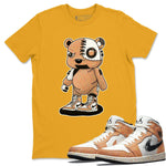 Jordan 1 Brushstroke Sneaker Match Tees Cyborg Bear Sneaker Tees Jordan 1 Brushstroke Sneaker Release Tees Unisex Shirts