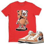 Jordan 1 Brushstroke Sneaker Match Tees Cyborg Bear Sneaker Tees Jordan 1 Brushstroke Sneaker Release Tees Unisex Shirts