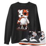 Jordan 1 Electro Orange Sneaker Match Tees Cyborg Bear Sneaker Tees Jordan 1 Electro Orange Sneaker Release Tees Unisex Shirts