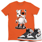 Jordan 1 Electro Orange Sneaker Match Tees Cyborg Bear Sneaker Tees Jordan 1 Electro Orange Sneaker Release Tees Unisex Shirts
