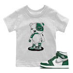 Jordan 1 Gorge Green Sneaker Match Tees Cyborg Bear Sneaker Tees Jordan 1 Gorge Green Sneaker Release Tees Kids Shirts