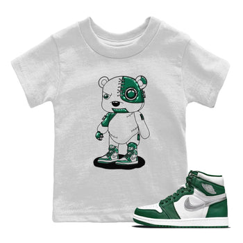 Jordan 1 Gorge Green Sneaker Match Tees Cyborg Bear Sneaker Tees Jordan 1 Gorge Green Sneaker Release Tees Kids Shirts
