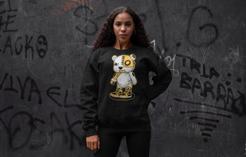 Jordan 1 Pollen Sneaker Match Tees Cyborg Bear Sneaker Tees Jordan 1 Pollen Sneaker Release Tees Unisex Shirts