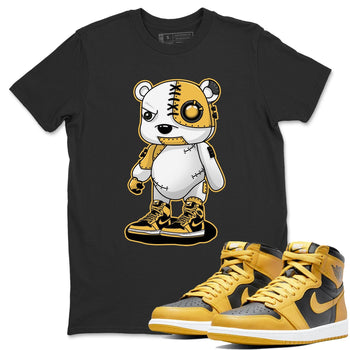 Jordan 1 Pollen Sneaker Match Tees Cyborg Bear Sneaker Tees Jordan 1 Pollen Sneaker Release Tees Unisex Shirts
