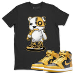 Jordan 1 Pollen Sneaker Match Tees Cyborg Bear Sneaker Tees Jordan 1 Pollen Sneaker Release Tees Unisex Shirts