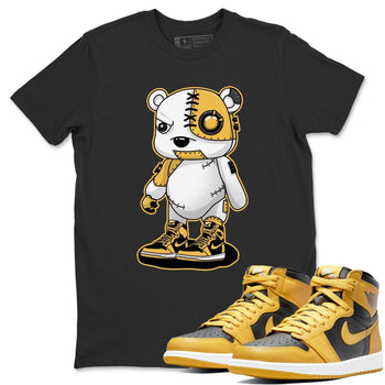 Jordan 1 Pollen Sneaker Match Tees Cyborg Bear Sneaker Tees Jordan 1 Pollen Sneaker Release Tees Unisex Shirts