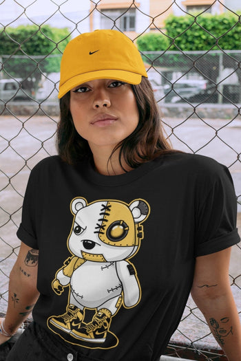 Jordan 1 Pollen Sneaker Match Tees Cyborg Bear Sneaker Tees Jordan 1 Pollen Sneaker Release Tees Unisex Shirts