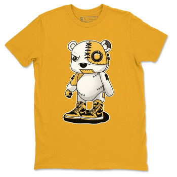 Jordan 1 Pollen Sneaker Match Tees Cyborg Bear Sneaker Tees Jordan 1 Pollen Sneaker Release Tees Unisex Shirts