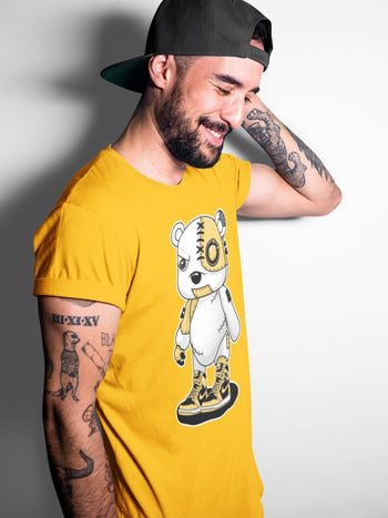 Jordan 1 Pollen Sneaker Match Tees Cyborg Bear Sneaker Tees Jordan 1 Pollen Sneaker Release Tees Unisex Shirts