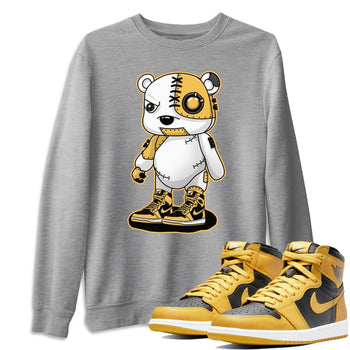 Jordan 1 Pollen Sneaker Match Tees Cyborg Bear Sneaker Tees Jordan 1 Pollen Sneaker Release Tees Unisex Shirts