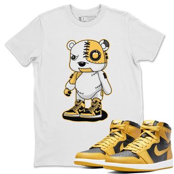 Jordan 1 Pollen Sneaker Match Tees Cyborg Bear Sneaker Tees Jordan 1 Pollen Sneaker Release Tees Unisex Shirts