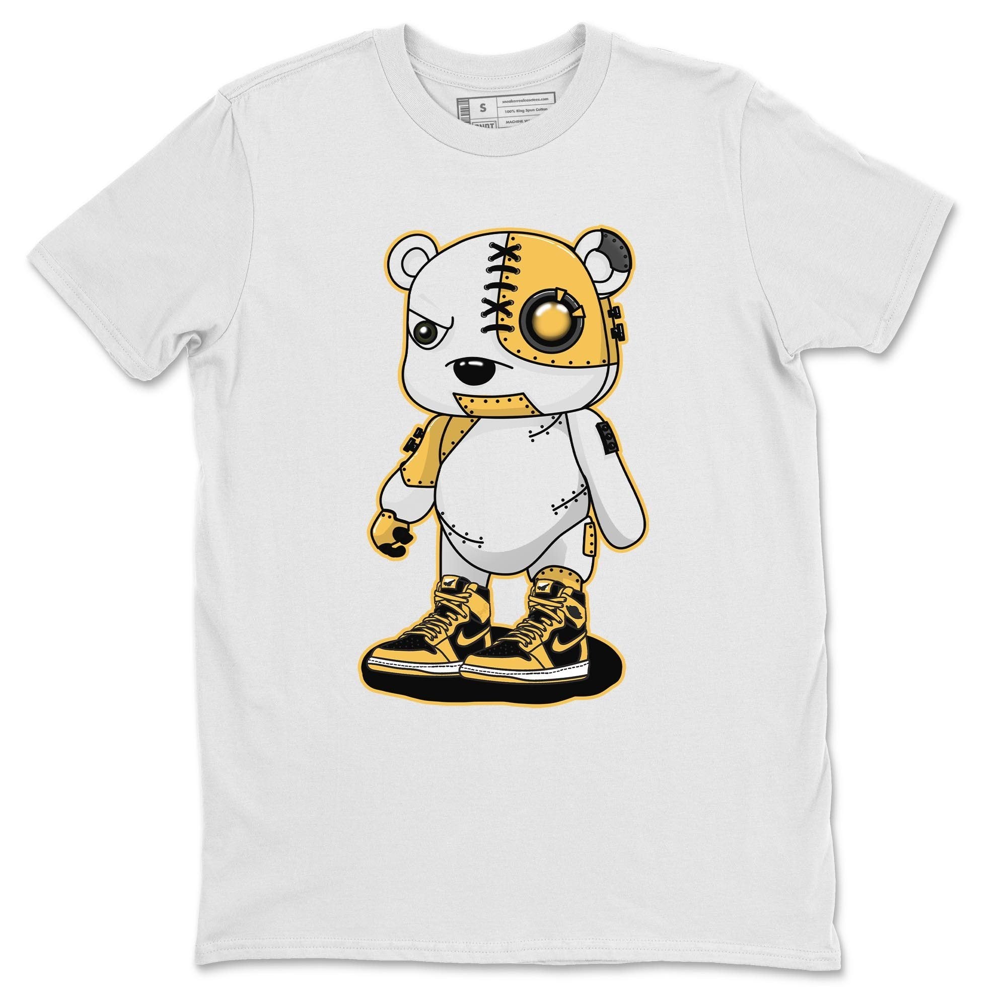 Jordan 1 Pollen Sneaker Match Tees Cyborg Bear Sneaker Tees Jordan 1 Pollen Sneaker Release Tees Unisex Shirts