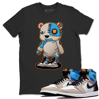 Jordan 1 Prototype Sneaker Match Tees Cyborg Bear Sneaker Tees Jordan 1 Prototype Sneaker Release Tees Unisex Shirts