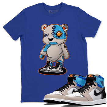 Jordan 1 Prototype Sneaker Match Tees Cyborg Bear Sneaker Tees Jordan 1 Prototype Sneaker Release Tees Unisex Shirts