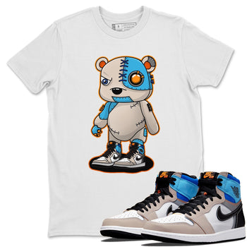 Jordan 1 Prototype Sneaker Match Tees Cyborg Bear Sneaker Tees Jordan 1 Prototype Sneaker Release Tees Unisex Shirts
