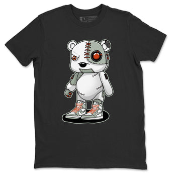 Jordan 1 Seafoam Sneaker Match Tees Cyborg Bear Sneaker Tees Jordan 1 Seafoam Sneaker Release Tees Unisex Shirts
