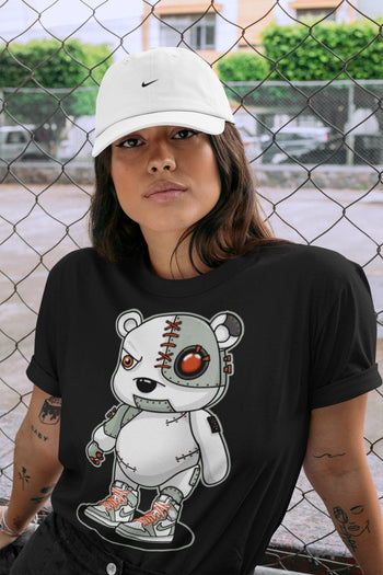 Jordan 1 Seafoam Sneaker Match Tees Cyborg Bear Sneaker Tees Jordan 1 Seafoam Sneaker Release Tees Unisex Shirts