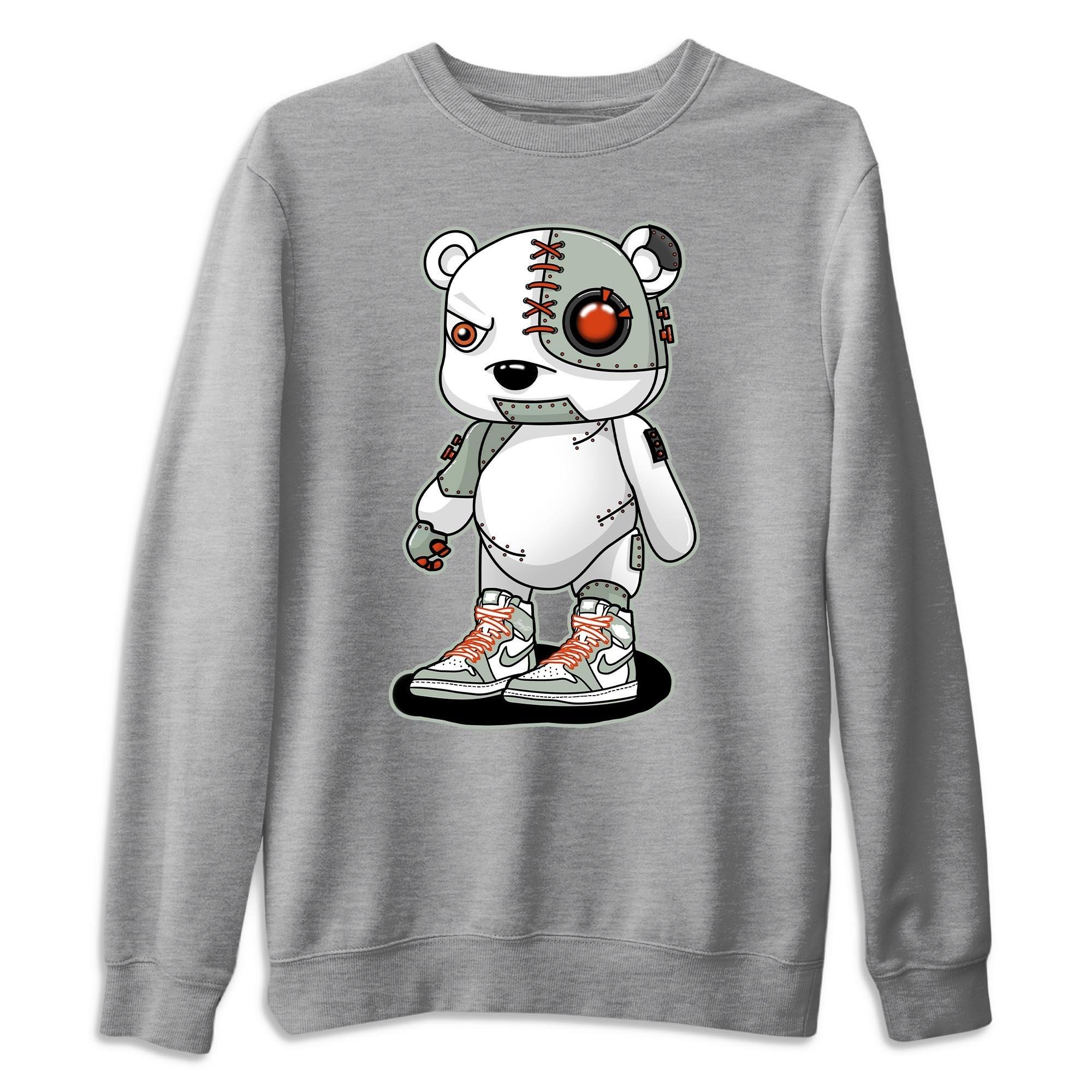 Jordan 1 Seafoam Sneaker Match Tees Cyborg Bear Sneaker Tees Jordan 1 Seafoam Sneaker Release Tees Unisex Shirts