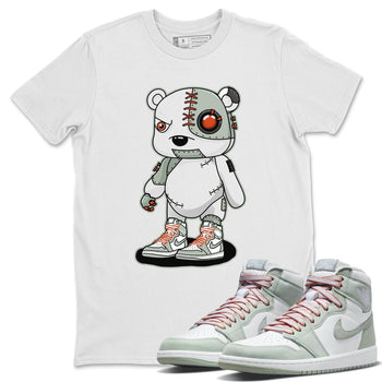 Jordan 1 Seafoam Sneaker Match Tees Cyborg Bear Sneaker Tees Jordan 1 Seafoam Sneaker Release Tees Unisex Shirts