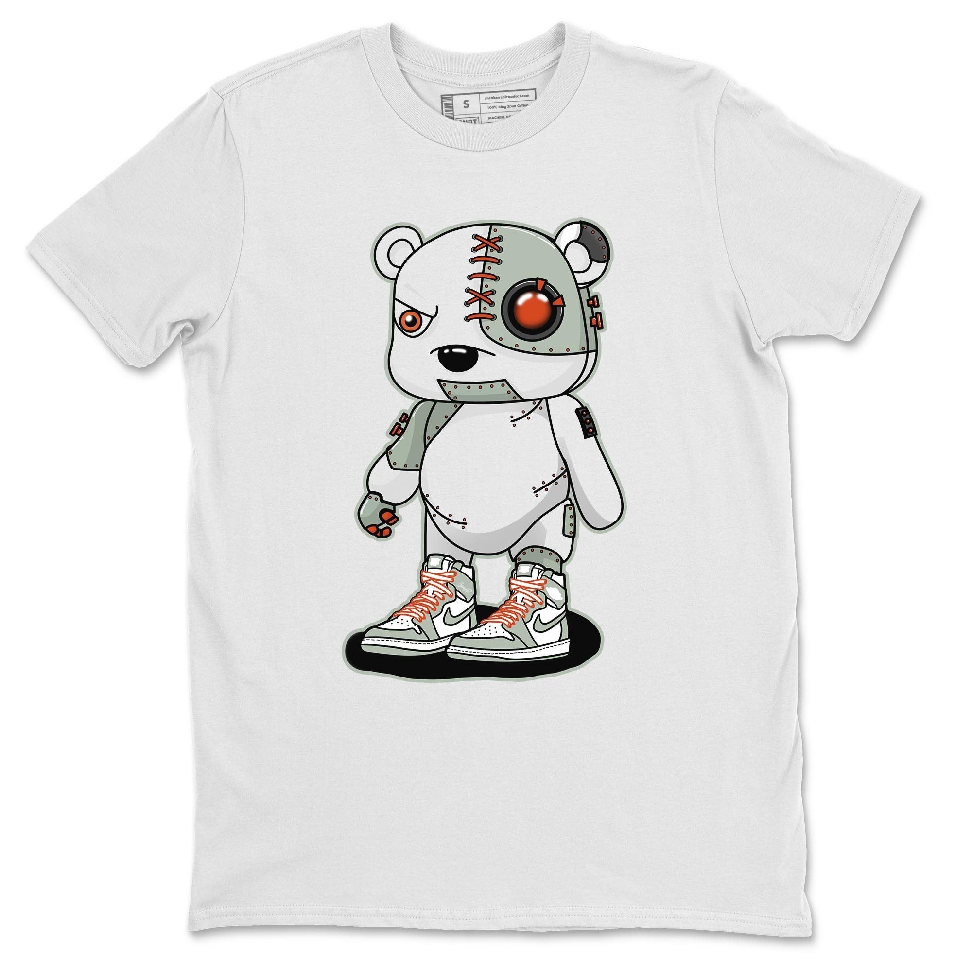 Jordan 1 Seafoam Sneaker Match Tees Cyborg Bear Sneaker Tees Jordan 1 Seafoam Sneaker Release Tees Unisex Shirts