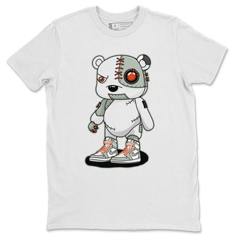 Jordan 1 Seafoam Sneaker Match Tees Cyborg Bear Sneaker Tees Jordan 1 Seafoam Sneaker Release Tees Unisex Shirts