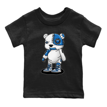 Jordan 1 True Blue Sneaker Match Tees Cyborg Bear Sneaker Tees Jordan 1 True Blue Sneaker Release Tees Kids Shirts