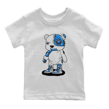 Jordan 1 True Blue Sneaker Match Tees Cyborg Bear Sneaker Tees Jordan 1 True Blue Sneaker Release Tees Kids Shirts