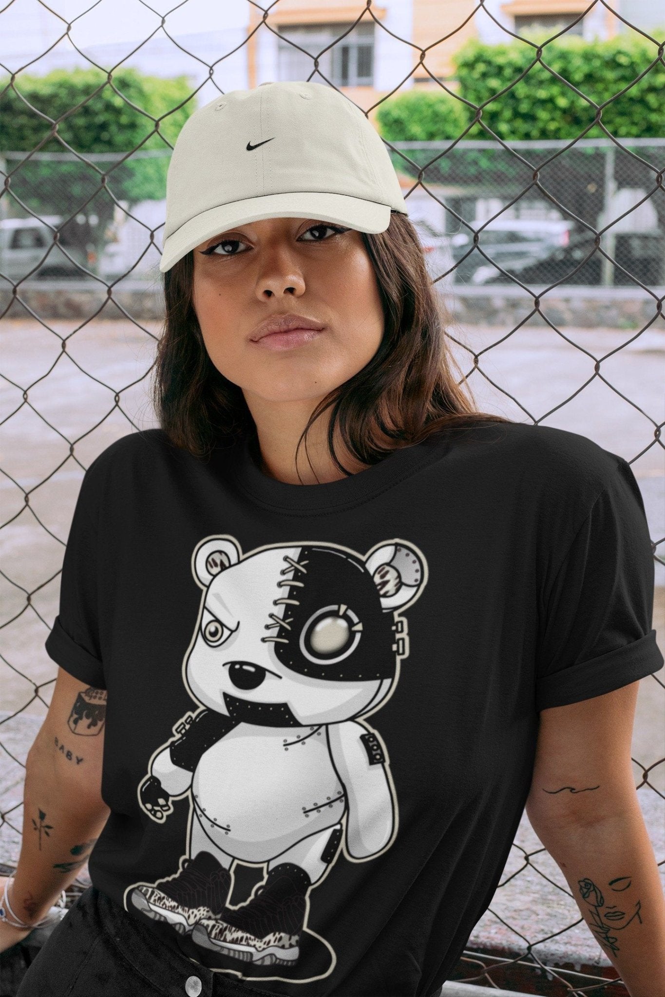 Jordan 11 Animal Instinct Sneaker Match Tees Cyborg Bear Sneaker Tees Jordan 11 Animal Instinct Sneaker Release Tees Unisex Shirts