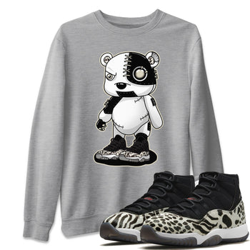 Jordan 11 Animal Instinct Sneaker Match Tees Cyborg Bear Sneaker Tees Jordan 11 Animal Instinct Sneaker Release Tees Unisex Shirts