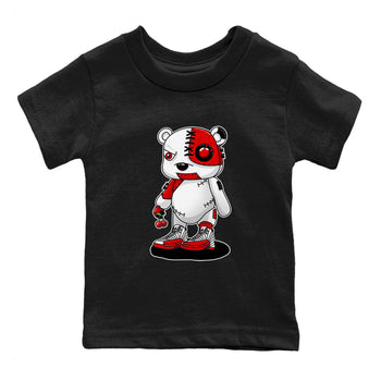 Jordan 12 Retro Cherry shirt to match jordans Varsity Red Cyborg Bear special sneaker matching tees 12s Cherry SNRT sneaker tees Baby Toddler Black 2 T-Shirt