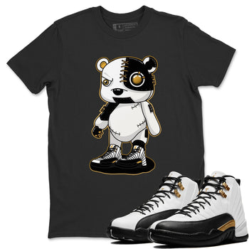 Jordan 12 Royalty Sneaker Match Tees Cyborg Bear Sneaker Tees Jordan 12 Royalty Sneaker Release Tees Unisex Shirts