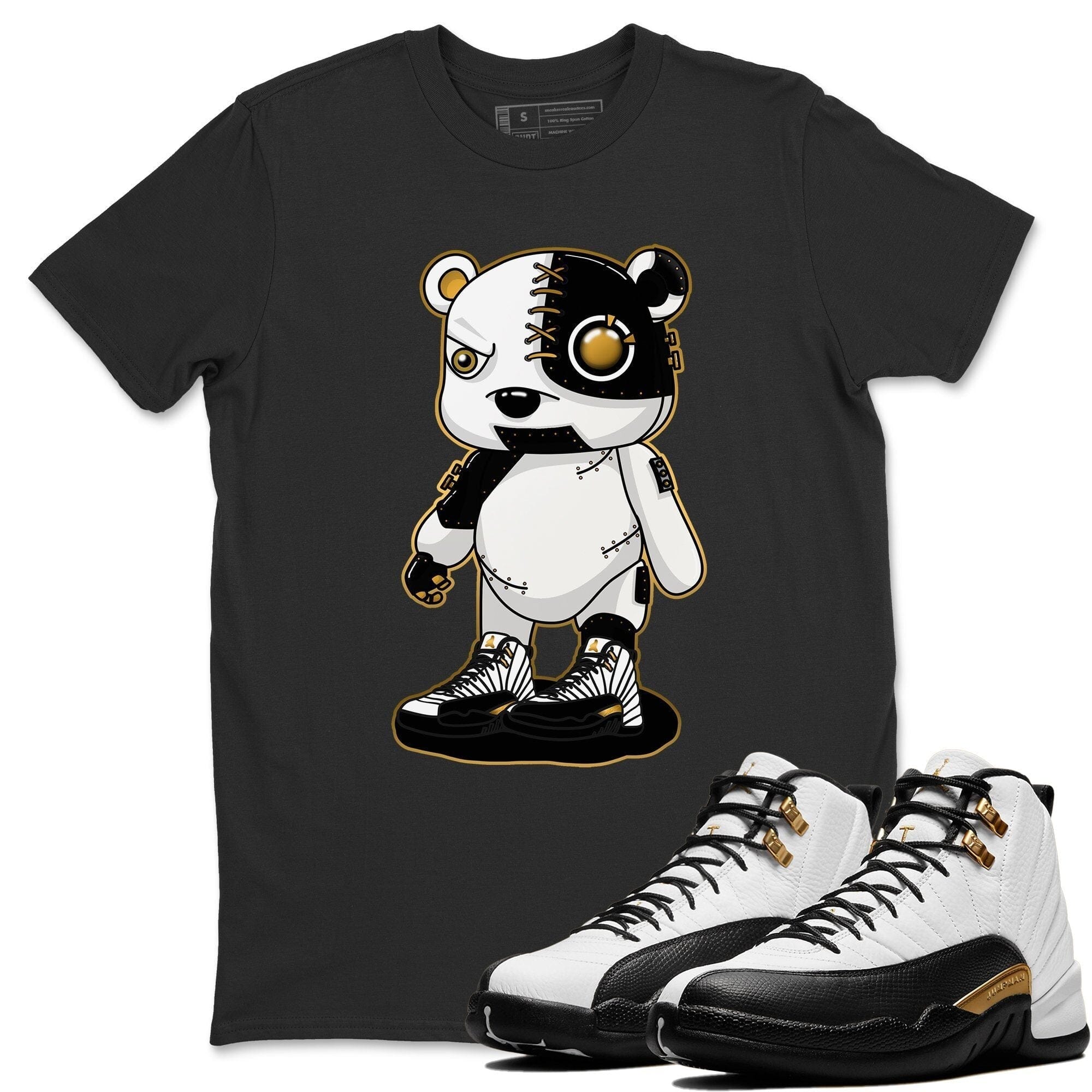 Jordan 12 Royalty Sneaker Match Tees Cyborg Bear Sneaker Tees Jordan 12 Royalty Sneaker Release Tees Unisex Shirts