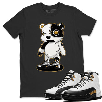 Jordan 12 Royalty Sneaker Match Tees Cyborg Bear Sneaker Tees Jordan 12 Royalty Sneaker Release Tees Unisex Shirts